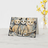 beruhigende Grußkarte Karte (Gelbe Blume)