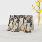 beruhigende Grußkarte Karte (Gelbe Blume)