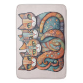 beruhigende Katzen 3 Badematte (Vorderseite Vertikal)