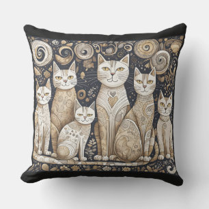 beruhigende Katzen Outdoor-Kissen Kissen