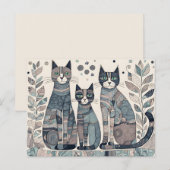 beruhigende Katzen Postkarte (Vorne/Hinten)