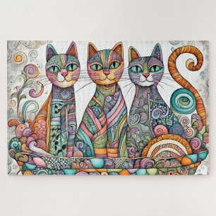 beruhigende Katzen Puzzle