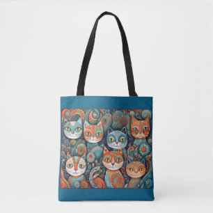 Beruhigende Katzen Tragetasche Tasche