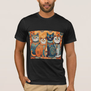 Beruhigende Katzen Tri-Blend-Shirt T-Shirt