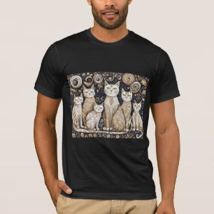 Beruhigende Katzen Tri-Blend-Shirt T-Shirt