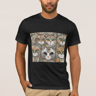 Beruhigende Katzen Tri-Blend-Shirt  T-Shirt