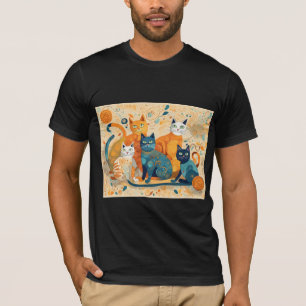 Beruhigende Katzen Tri-Blend-Shirt T-Shirt