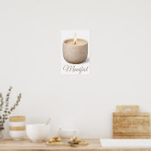 Beruhigende Kerze "Manifest" Geschenk Poster (Küche)