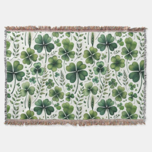 Beruhigende Kleeblätter Decke