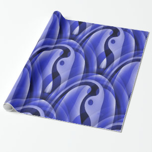 Beruhigende Momente in Blau... Geschenkpapier