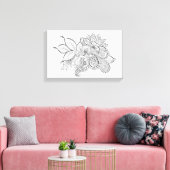 beruhigende Momente in eingepacktem Leinwand (Insitu (Wohnzimmer))