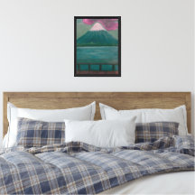 Beruhigende Naturwandkunst