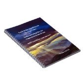 Beruhigende Psalms Bible Verse Notizblock (Rechte Seite)