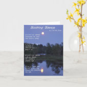 Beruhigende Ruhe Notecard Karte (Gelbe Blume)