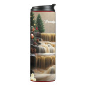 "Beruhigende Winterabende" Thermosbecher (Nach links gedreht)