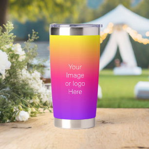 Beruhigender Abendgradient Personalisieren Thermobecher