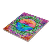 Beruhigender Baum des Lebens in den Fliese (Seite)