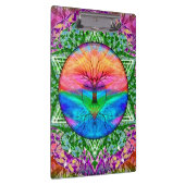 Beruhigender Baum des Lebens in den Klemmbrett (Rechts)