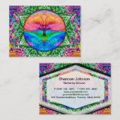 Beruhigender Baum des Lebens in den Visitenkarte (Vorne/Hinten)