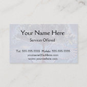 Beruhigender Baum des Lebens mit Engels-Flügeln Visitenkarte (Rückseite)