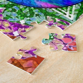 Beruhigender Baum in Regenbogenfarben Puzzle (Seite)