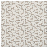 Beruhigender Gepard Leopard neutral warm beige cre Stoff (Muster)