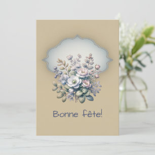 Beruhigender Magnolia, einfache Grußkarte Karte