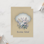 Beruhigender Magnolia, einfache Grußkarte Karte (Vorderseite/Rückseite Beispiel)