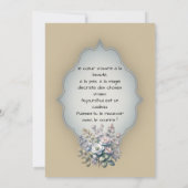 Beruhigender Magnolia, einfache Grußkarte Karte (Rückseite)