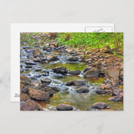 beruhigender Stream Postkarte (Vorne/Hinten)