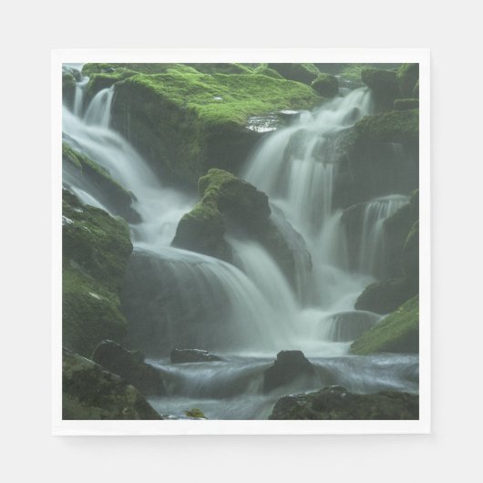 Beruhigender Wasserfall Serviette (Vorderseite)