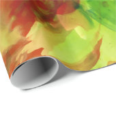 Beruhigendes abstraktes Watercolor-Farben-Spritzen Geschenkpapier (Rolleneckpunkt)