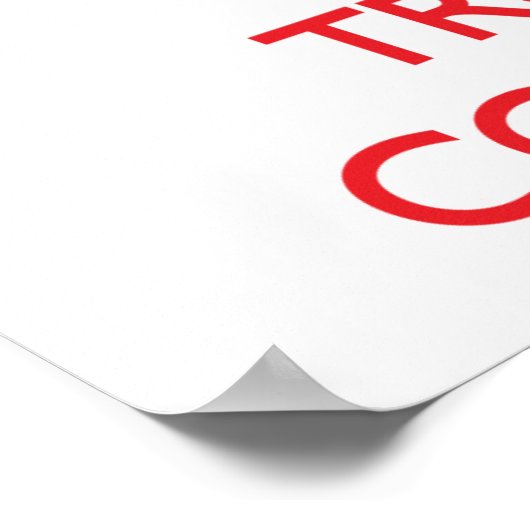 Beruhigung behalt und vertraue einem Berater Poster (Ecke)