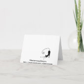 Beruhigung behalten und Schulpsychologe mit einer  Karte (Rückseite)