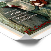 Beruhigung der Vintagen Werbung im Bereich Kohlens Poster (Ecke)