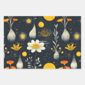 Beruhigung des botanischen Designs für das Wellnes Geschenkpapier Set (Vorderseite 2)