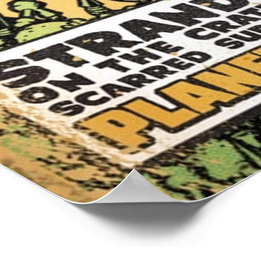 Beruhigung des Spiffy Spaceman Poster (Ecke)