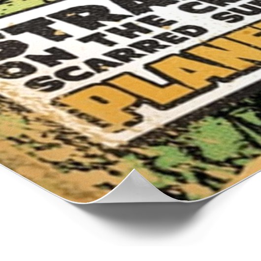 Beruhigung des Spiffy Spaceman Poster (Ecke)