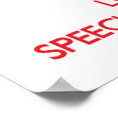 Beruhigung und Liebe als Sprachpathologe behalten Poster (Ecke)