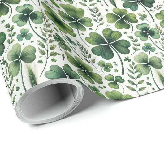 Beruhigung von Clovers Geschenkpapier (Rolleneckpunkt)