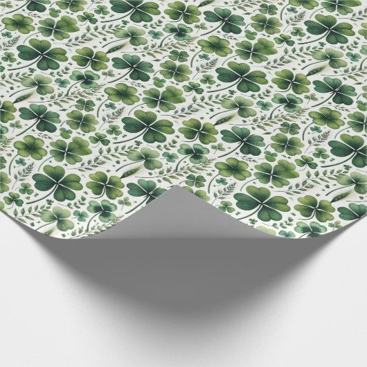 Beruhigung von Clovers Geschenkpapier (Ecke)