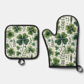 Beruhigung von Clovers Ofenhandschuh & Topflappen-Set (Vorderseite)