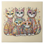 Beruhigungskatzel Fliese (Vorderseite)