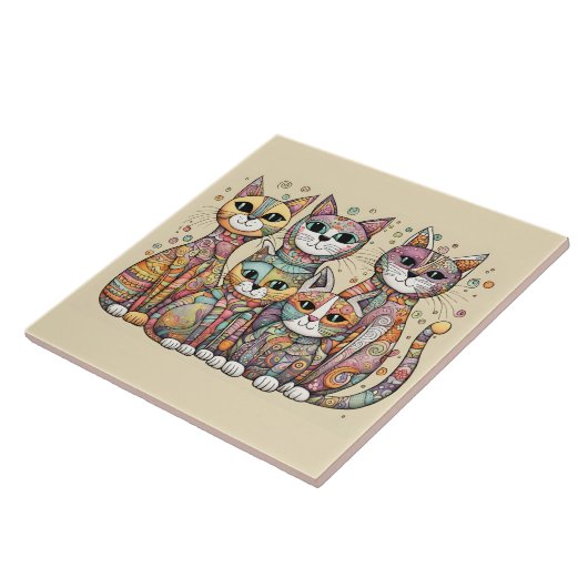 Beruhigungskatzel Fliese (Seite)