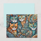 Beruhigungskatzen 2 Postkarte (Vorne/Hinten)