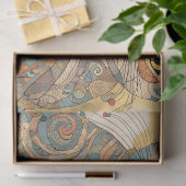 Beruhigungskatzen 4 Gewebepapier Seidenpapier (Geschenk)