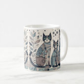 Beruhigungskatzen Kaffee Tasse (VorderseiteRechts)