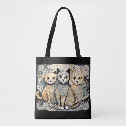 Beruhigungskatzen Totbeutel Tasche (Vorderseite)