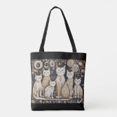 Beruhigungskatzen Totbeutel Tasche (Rückseite)