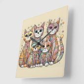 Beruhigungsuhr Quadratische Wanduhr (Winkel)